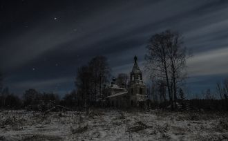 Ночной город Богданович.