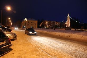 Волжск вечером - Волжск Марий Эл.