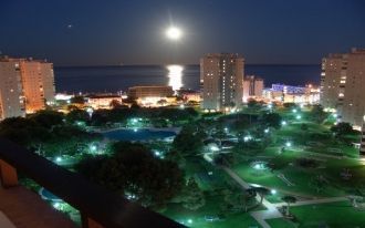 Ночной город Торремолинос.