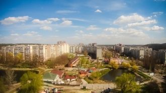 Панорама города Обухов.