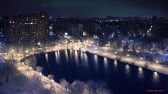 Ночной вид города Люберцы, Наташинские п