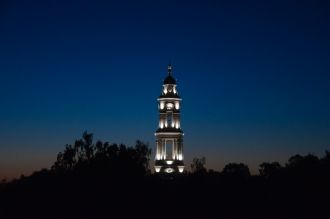Павловский Посад ночью.