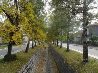 Улица в Самокове.
