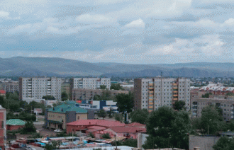 Вид на Черногорск.