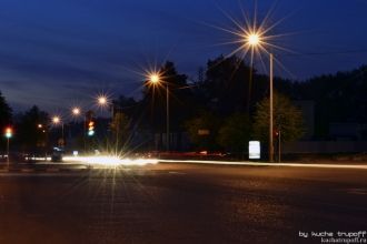 Ночные улицы Шебекино, Белгородская обла