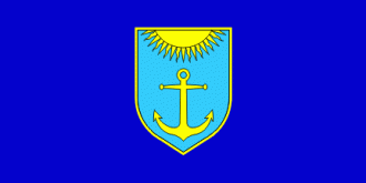 Флаг города Плоче.