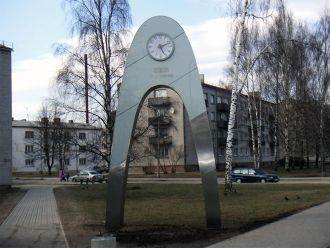 Улица в г.  Лимбажи.
