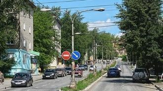 Улица города Кушва.