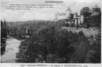 Дворец в г.  Рошфор. Старое фото.