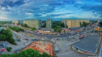 Новомосковск, Россия. Вид на город