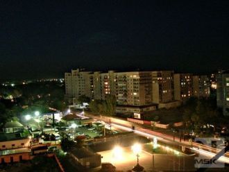 Новомосковск ночью