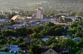 Луганск - вид с высоты.