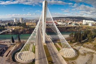 Мост Милениум, Подгорица.