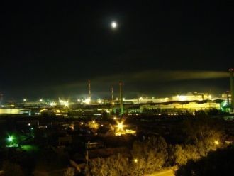 Ночной город Полевской, Свердловская обл