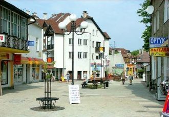 На улицах города Мендзыздрое.