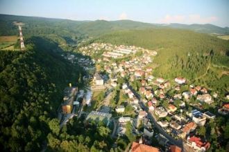 Кудова-Здруй с высоты птичьего полета.