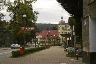 На улицах города Кудова-Здруй.