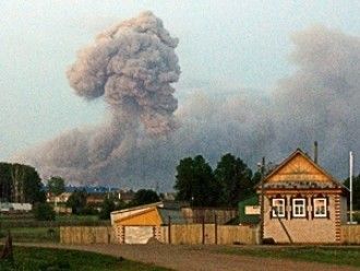 Взрывы на военном складе в селе Пугачёво