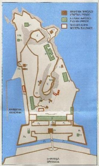 Карта Старой крепости:А1 – Бастион SAVOR