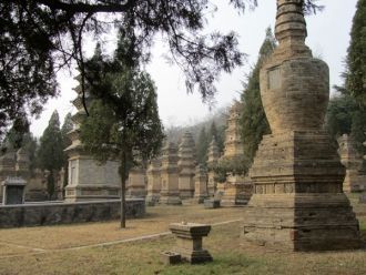 Лес Пагод - монастырское кладбище, где п