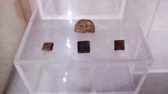 Печати с мальтийским крестом и месопотам