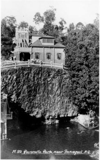 Строитильство парка Паранелла, 1939 год.