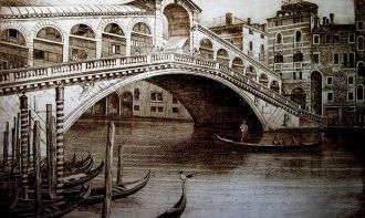 Сурков Александр. “Мост Риальто. Венеция