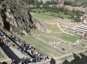 Если смотреть на долину с террас, можно 