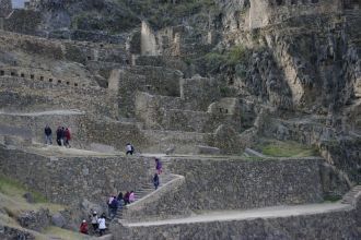 Руины «крепости» в Ольянтайтамбо больше 