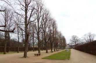 Парк замка Пильниц.