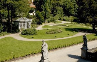 Вообще, сады дворца Эггенберг считаются 