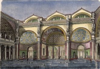 Термы были построены в начале 3 века наш