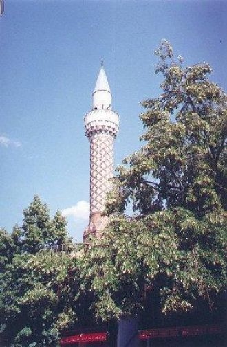 Мечеть Джумая. Пловдив. Минарет.  Минаре