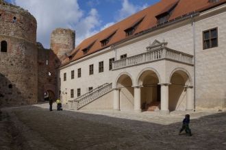 Вид на палаты герцога. В настоящее время