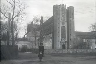 Оливская базилика, фото 1945 года.