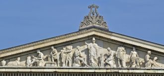 Фронтон Глиптотеки. Фронтон Глиптотеки п