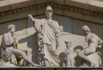 Фронтон Глиптотеки (фрагмент)