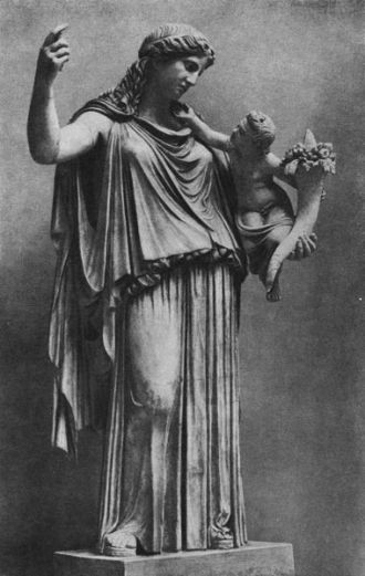 Кефисодот. Эйрена с Плутосом. Около 370 