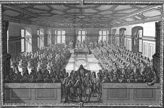 Ратуша Цюриха. Зал заседаний совета. Зар