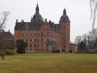 Вид замка Валлё сзади