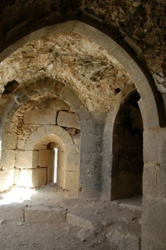 Бойницы замка Шобак.