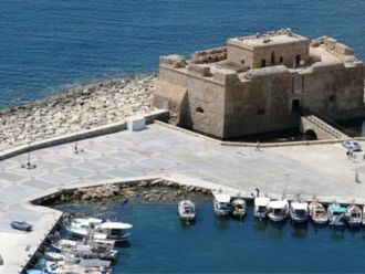 Вид на Портовую крепость с высоты птичье