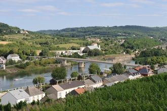Люксембургский берег и склоны реки Мозел