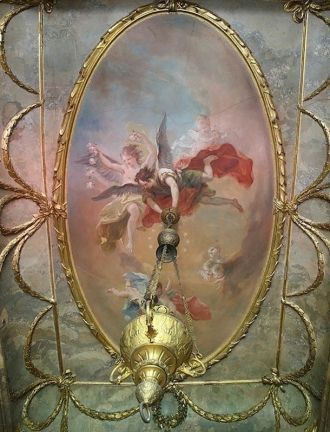 Потолок дворца Груббера.