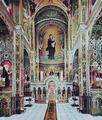 Интерьер Владимирского собора. Хромолито