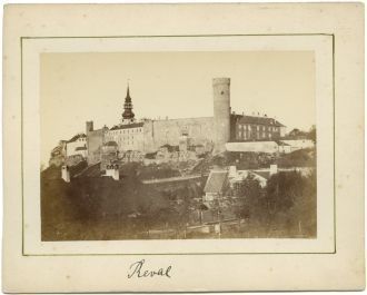 Старинное изображение замка Тоомпеа.