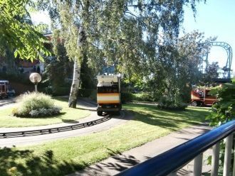 Ландшафт парка аттракционов 