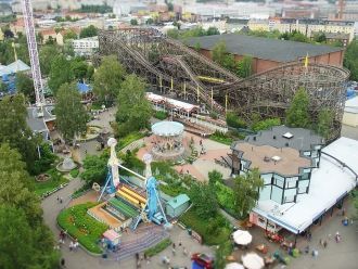 Символом парка считается аттракцион дере