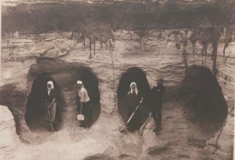 Так добывался кварцевый песок. Фото прош