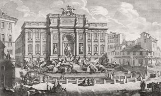 Бернини начал делать эскизы и в первую о